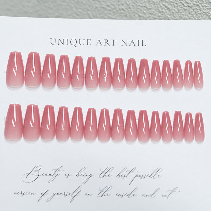 Natural Glossy Press-On Nails