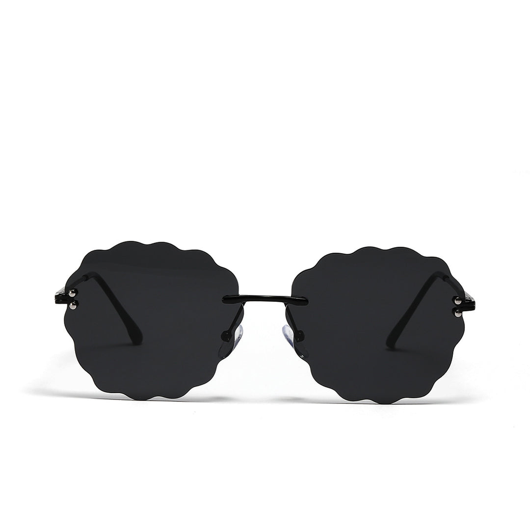Ladies fashionable sunglasses in unique flower frame Stornfield
