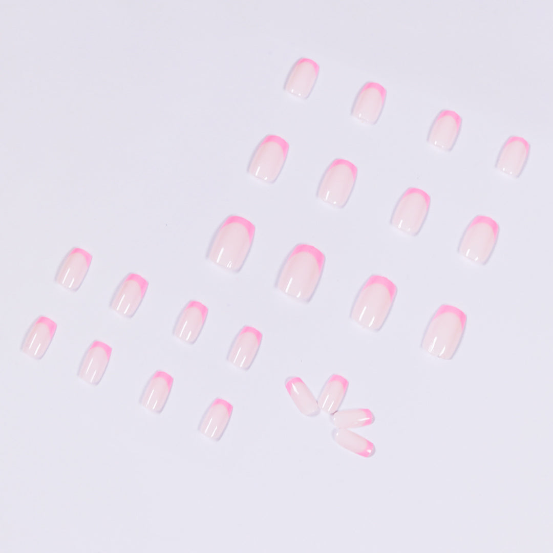 Artificial nail art with elegant French tip Stornfield
