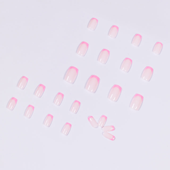 Artificial nail art with elegant French tip Stornfield