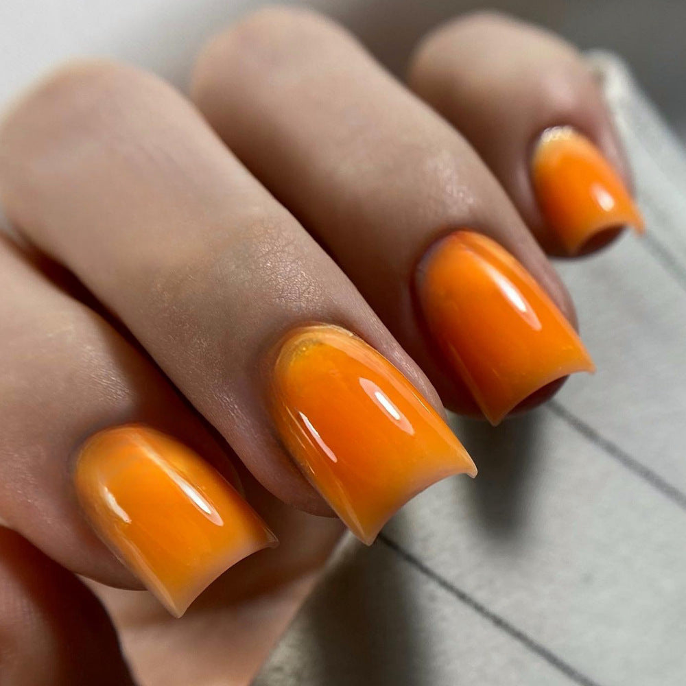 Gradient Color Artificial Nails Stornfield