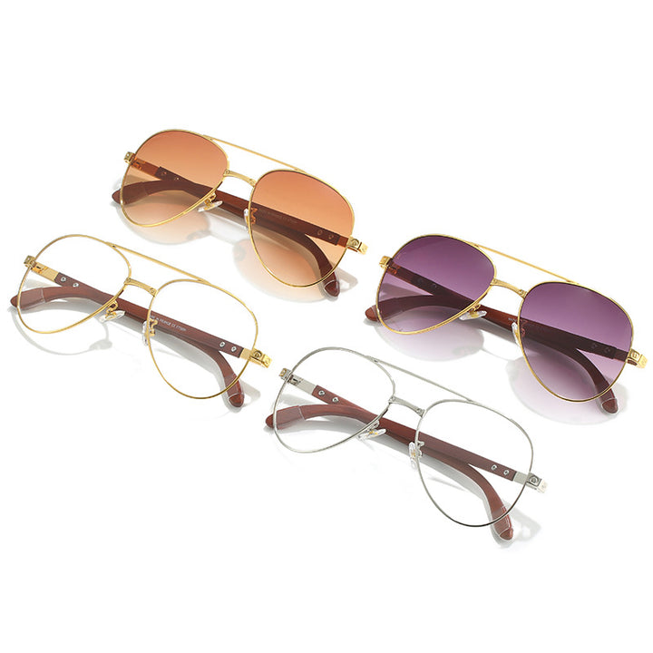 Ladies elegant pilot sunglasses with fine metal frame and UV protection Stornfield