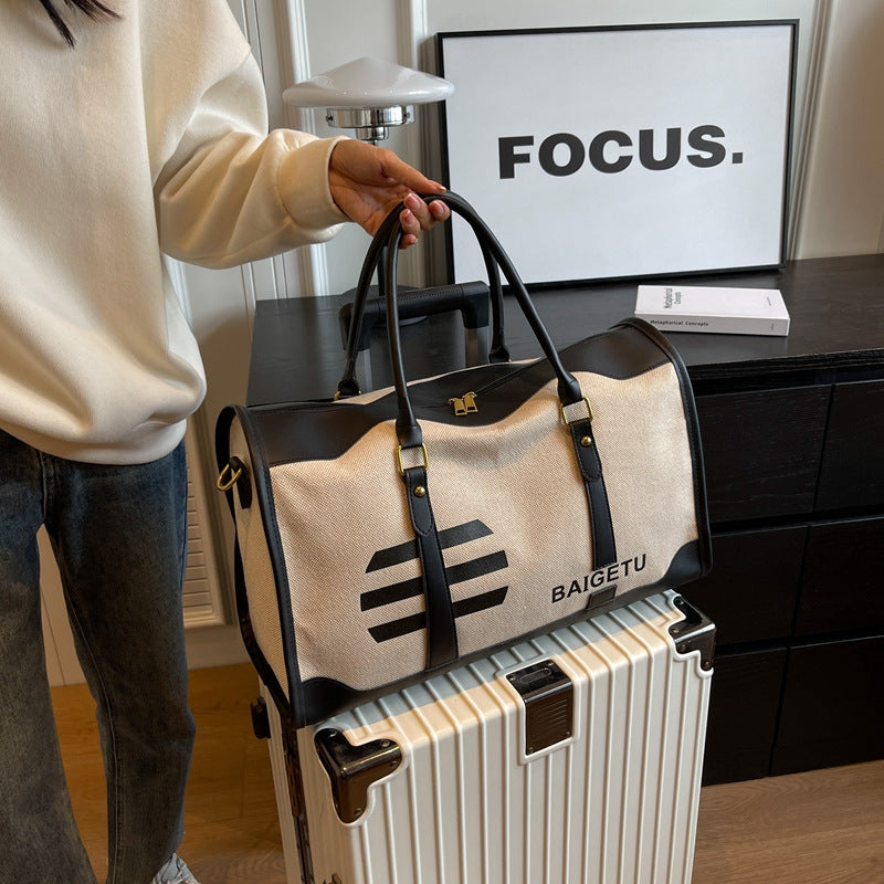 Stylish Canvas Overnight Duffel