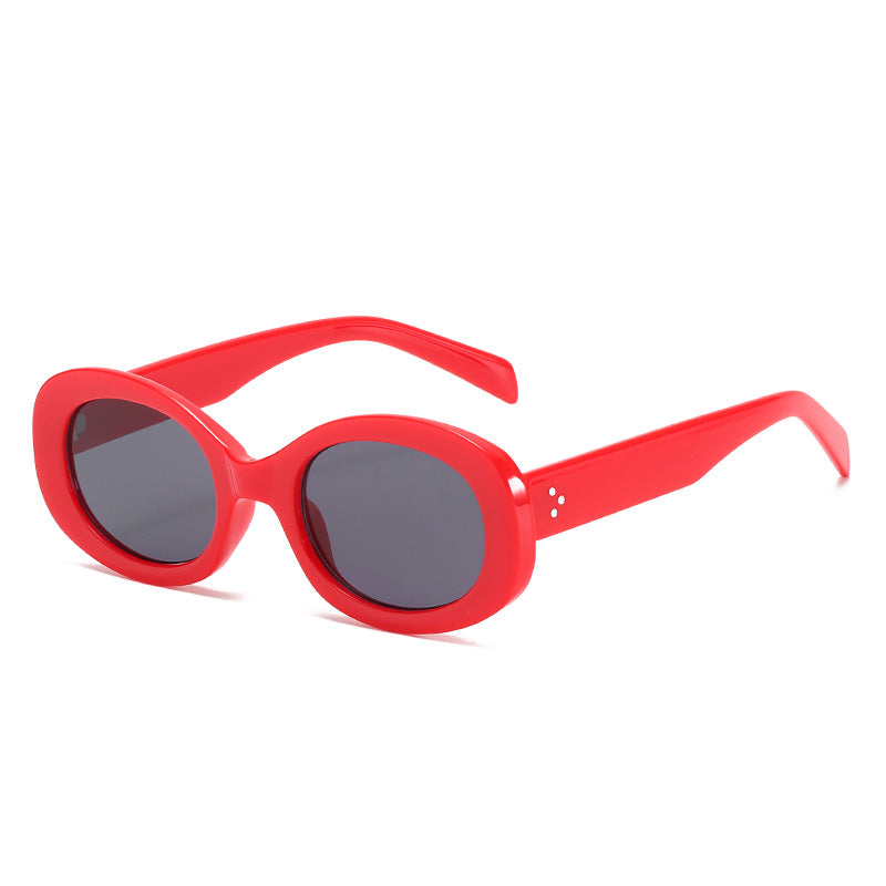 Vintage-Style Oval Frame Sunglasses Stornfield