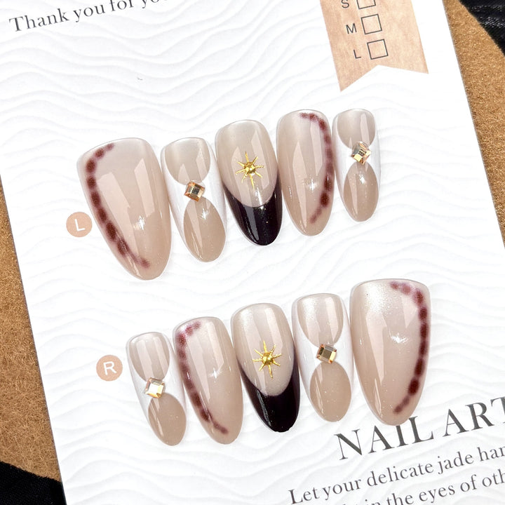 Premium Press-On Nail Art Set