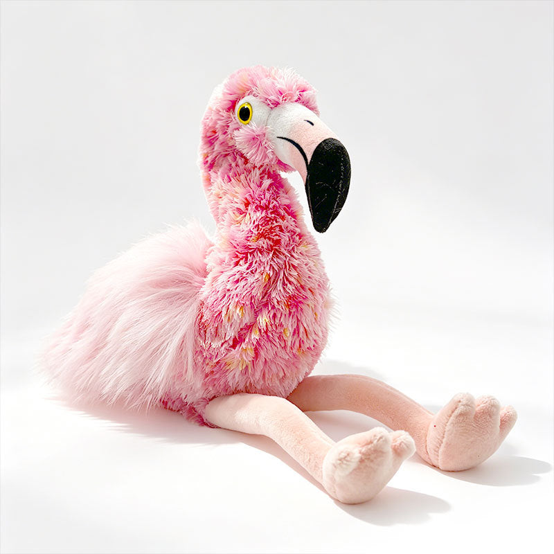 Lifelike Plush Parrot Toy with Embroidered Beak and Poseable Feet Stornfield