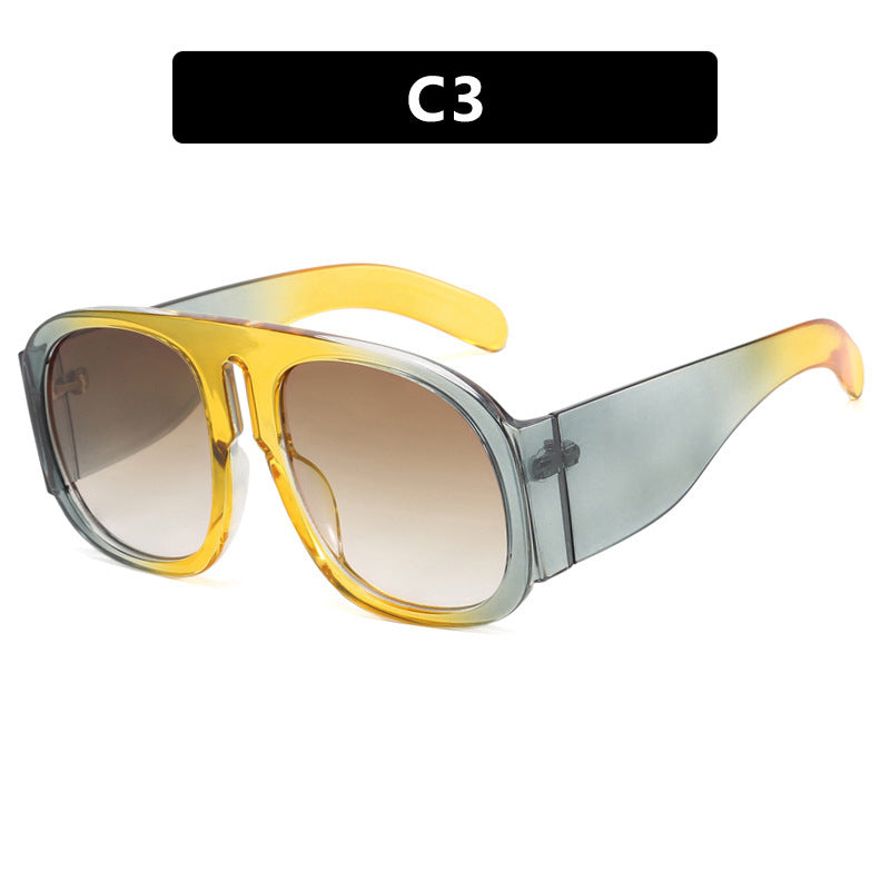Women's trendy oversized sunglasses with fashionable gradient Stornfield