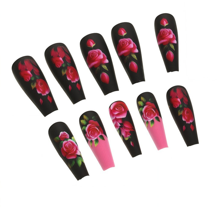 Artistic Rose Nail Tips Stornfield