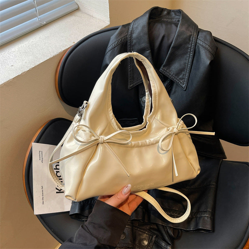 Elegant Faux Leather Mini Backpack