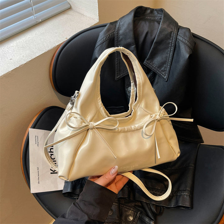 Elegant Faux Leather Mini Backpack