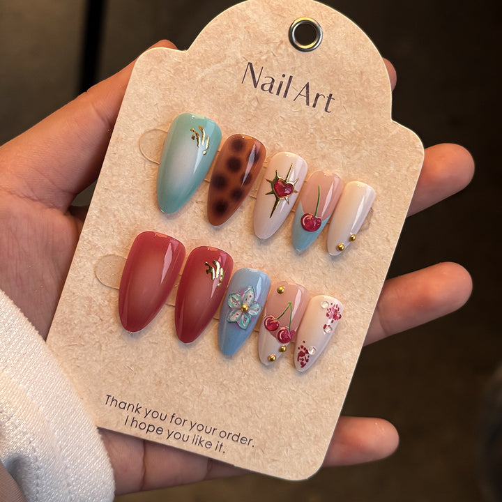 Elegant Decorative Press-On Nail Art Set Stornfield