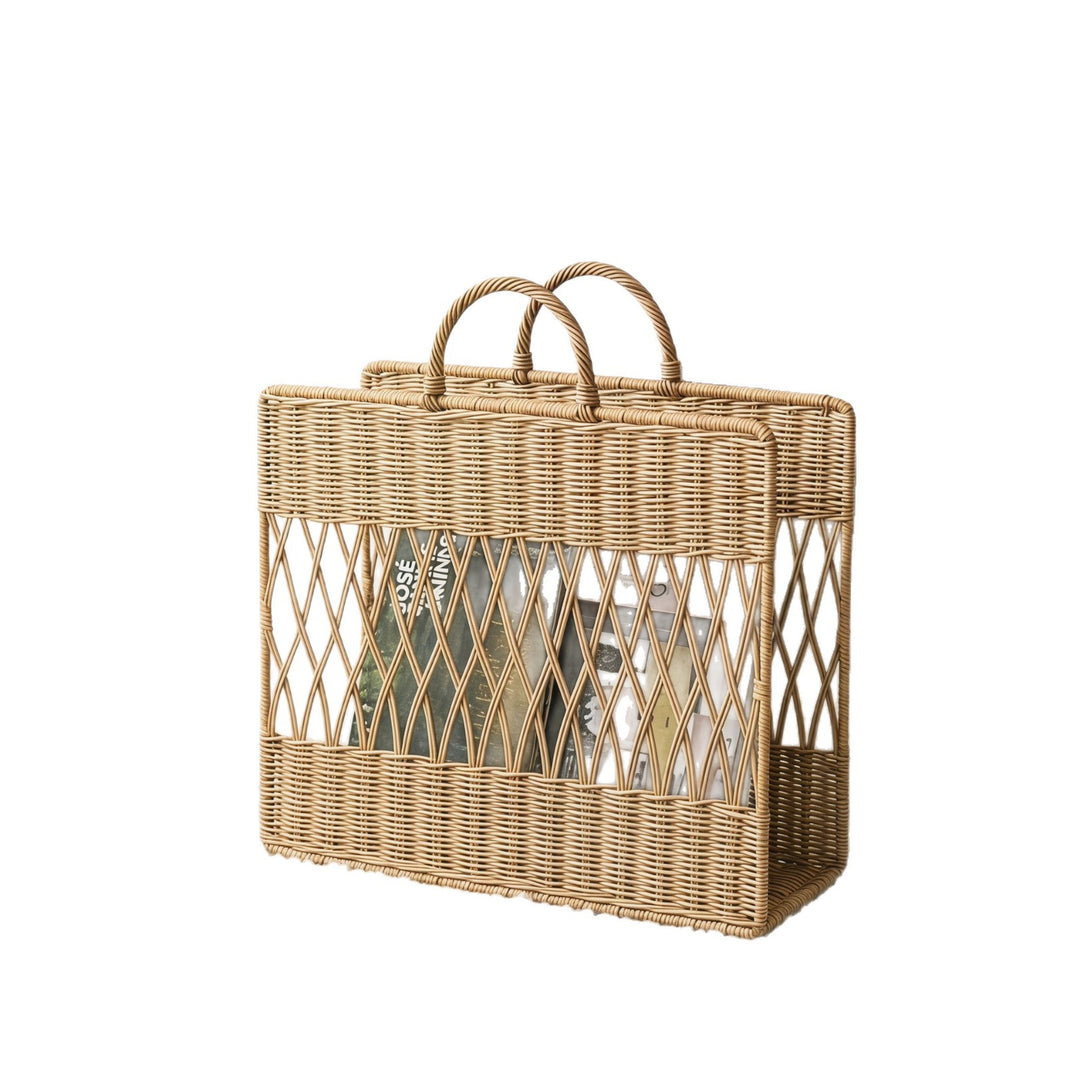 Handmade storage basket with viewing window Stornfield