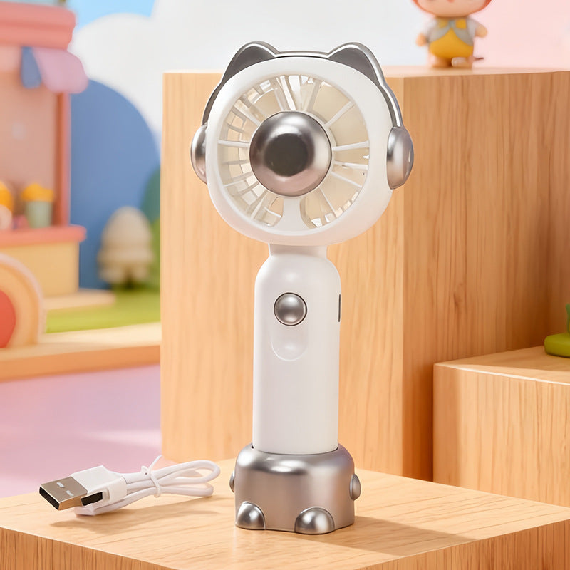 Portable USB Hand Fan with Playful Bear Design Stornfield