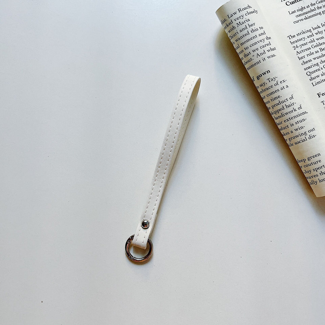 Stylish Faux Leather Keychain Strap Stornfield