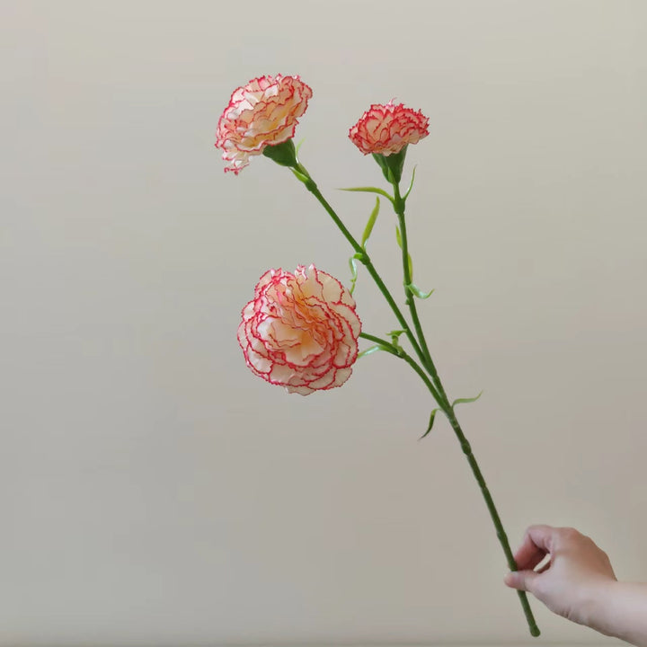 Lifelike Carnation Floral Stem