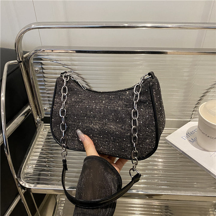 Stylish Chain-Handled Hobo Bag Stornfield