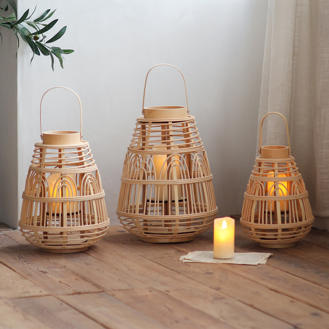 Handcrafted Rattan Lantern Stornfield