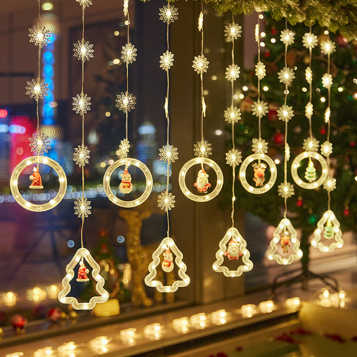Christmas decorative light stars with snowflakes Stornfield