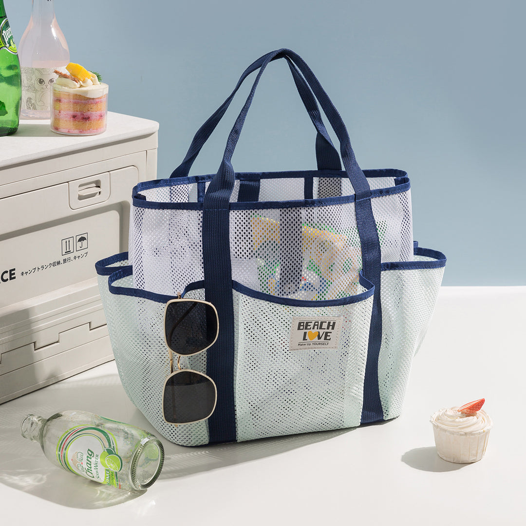 Spacious Mesh Beach Tote