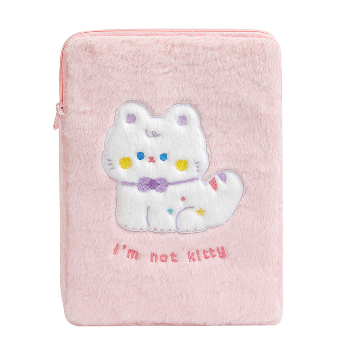 Cute Cat-Themed Furry Pencil Case Stornfield