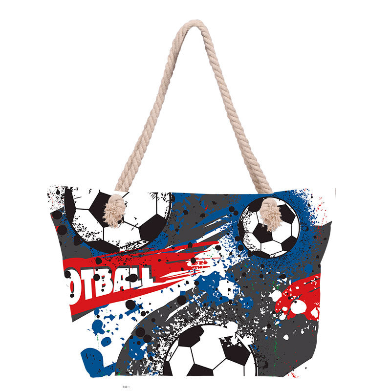 Beach bag with stylish flower design Stornfield