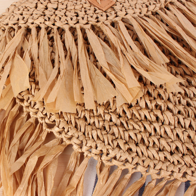 Bast crossbody bag with fringed design Stornfield