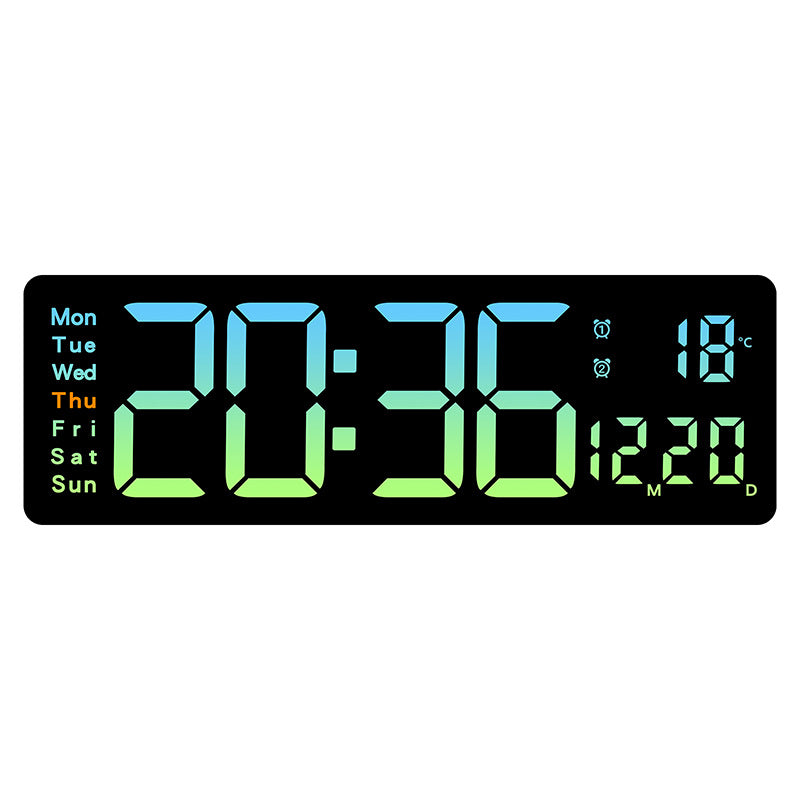 Funk alarm clock with large LED display and temperature display Stornfield