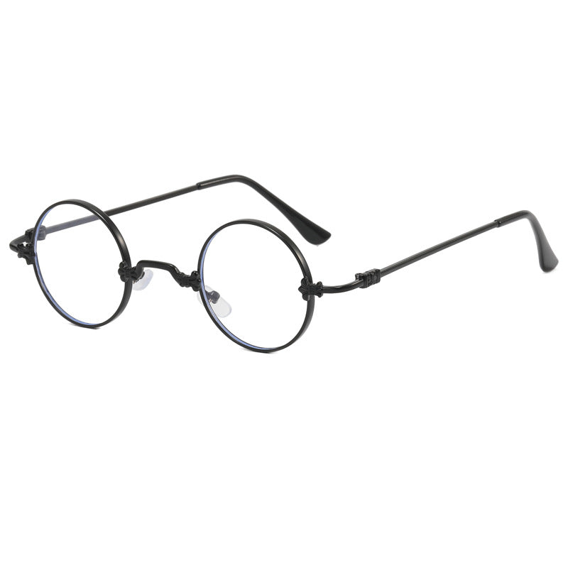 Ladies fashionable round glasses with high-quality metal frame and flexible temples Stornfield