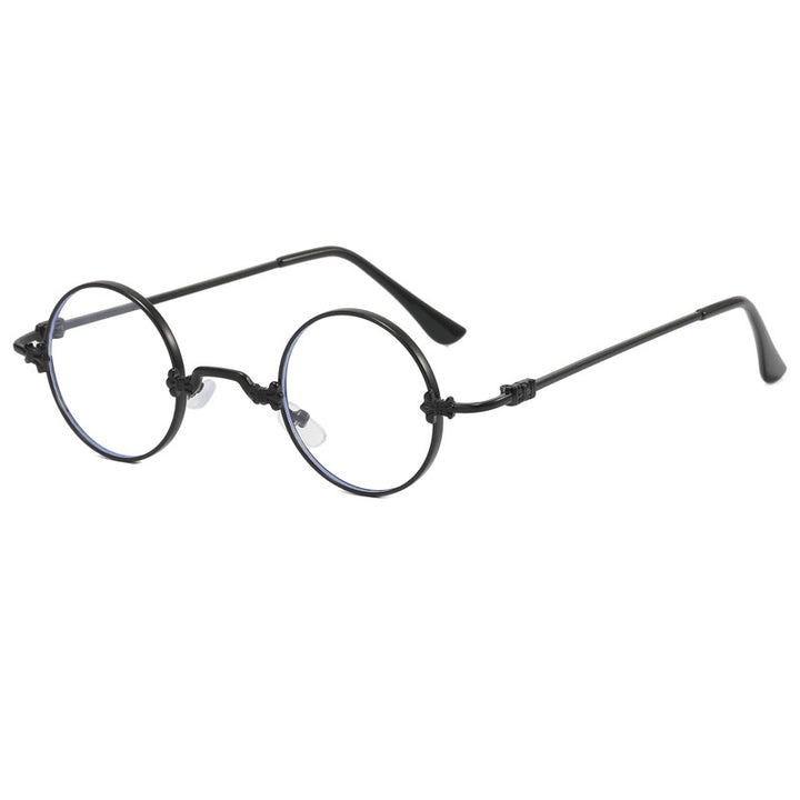 Ladies fashionable round glasses with high-quality metal frame and flexible temples Stornfield