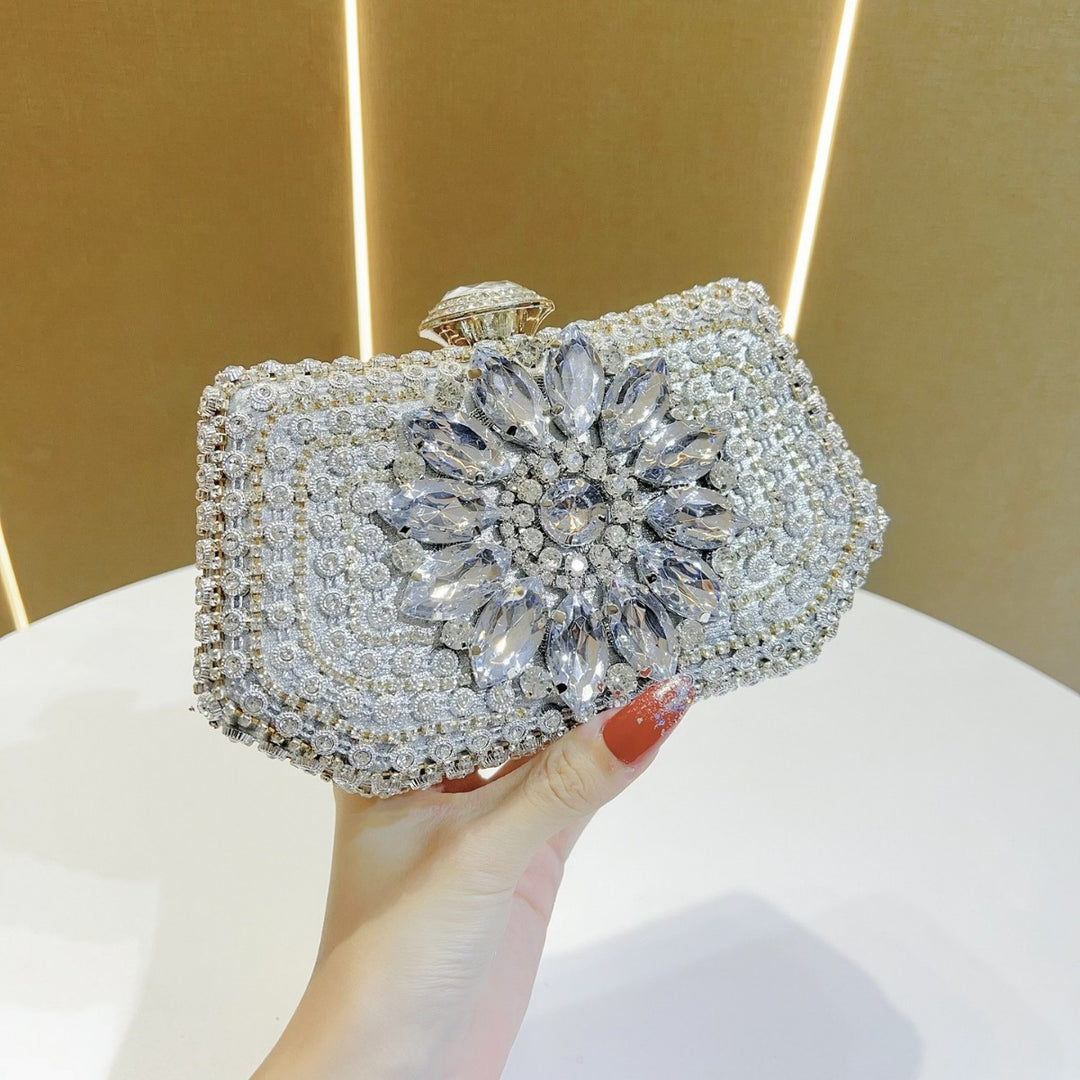 Ornate Beaded Evening Clutch