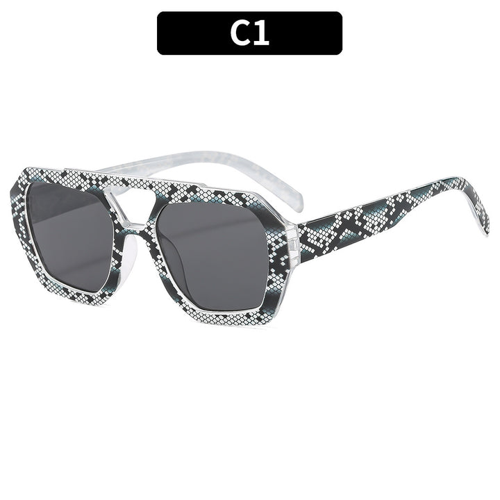 Artistic Bold Geometric Sunglasses