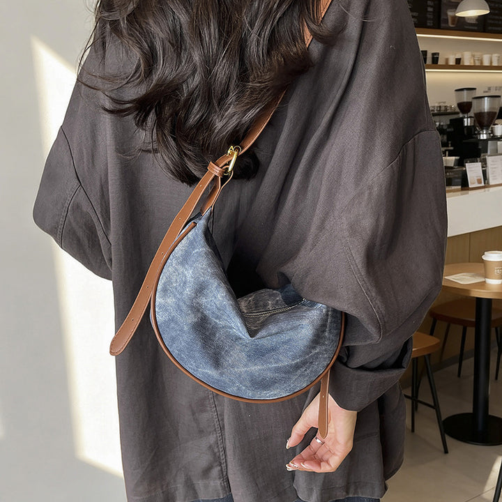 Functional Soft Fabric Shoulder Bag