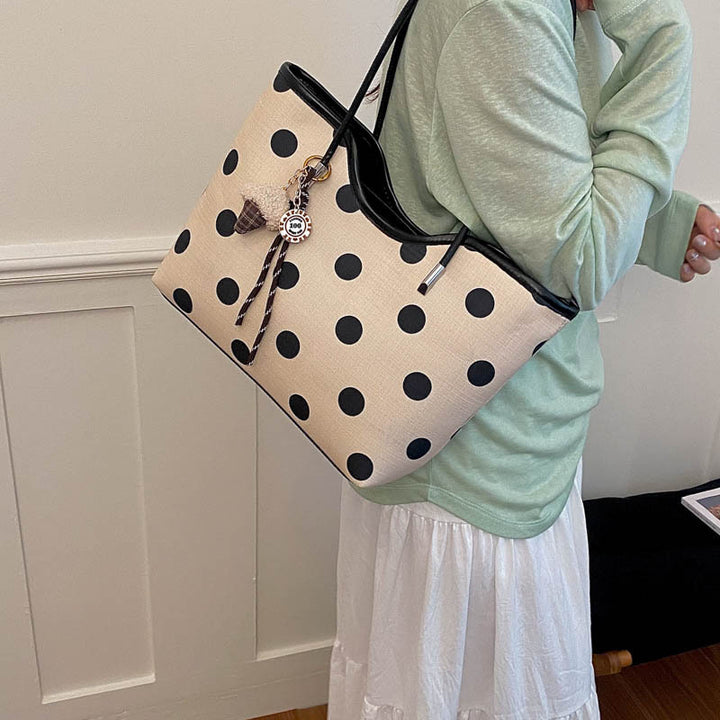Polka Dot Weekend Tote Bag