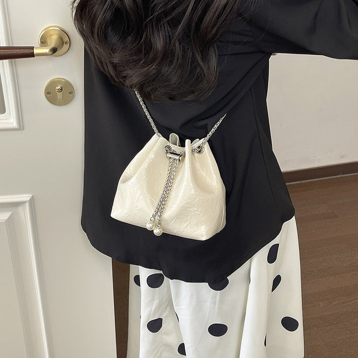 Drawstring Bucket Handbag