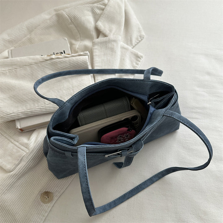 Elegant Structured Handheld Tote