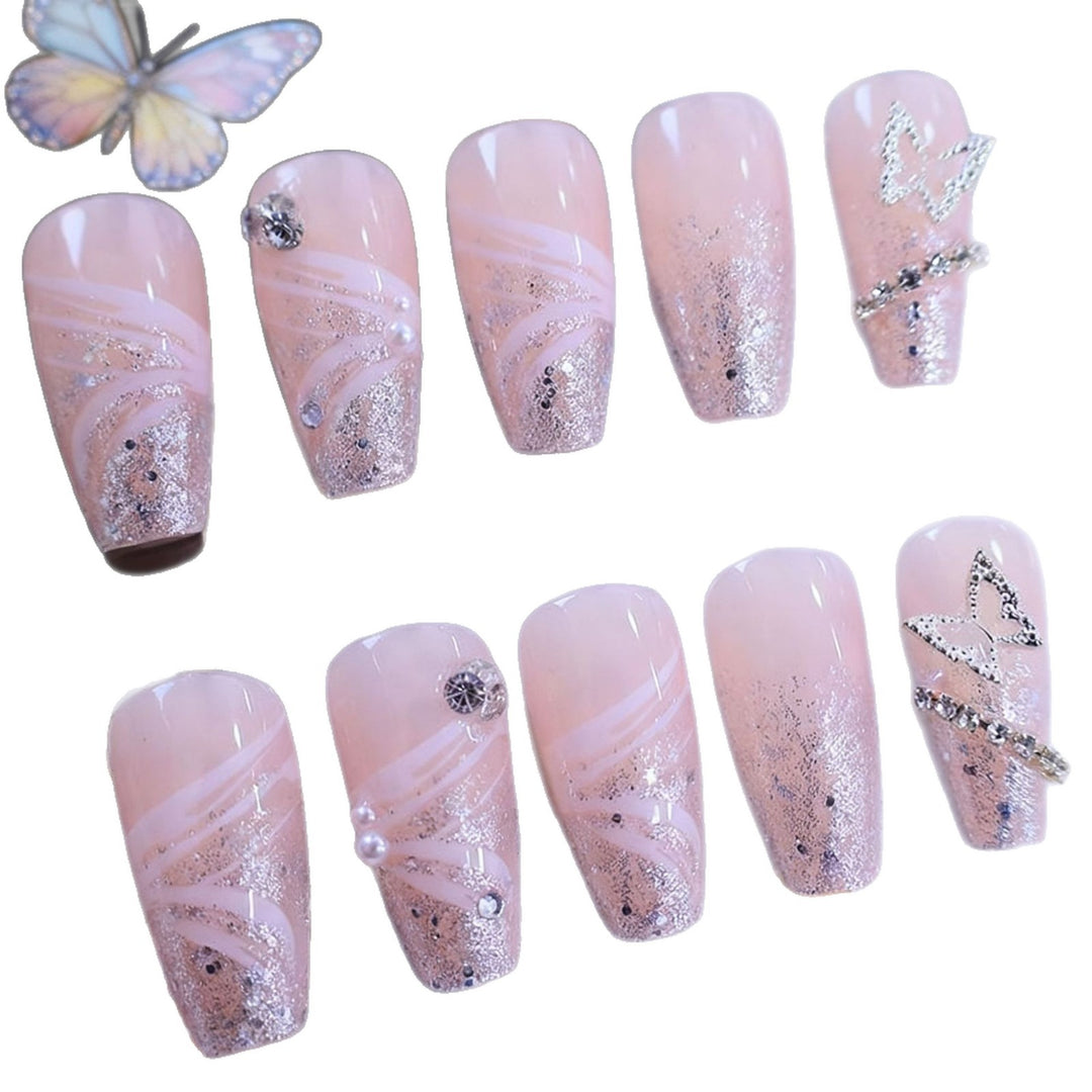Glamorous 3D Rhinestone Nail Art Extensions Stornfield