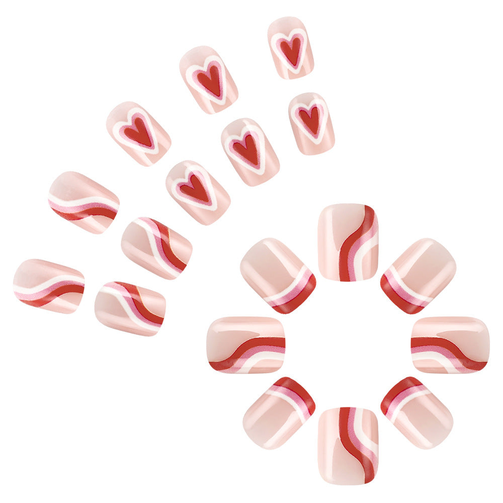 Artistic Heart Accent Nail Art Set Stornfield