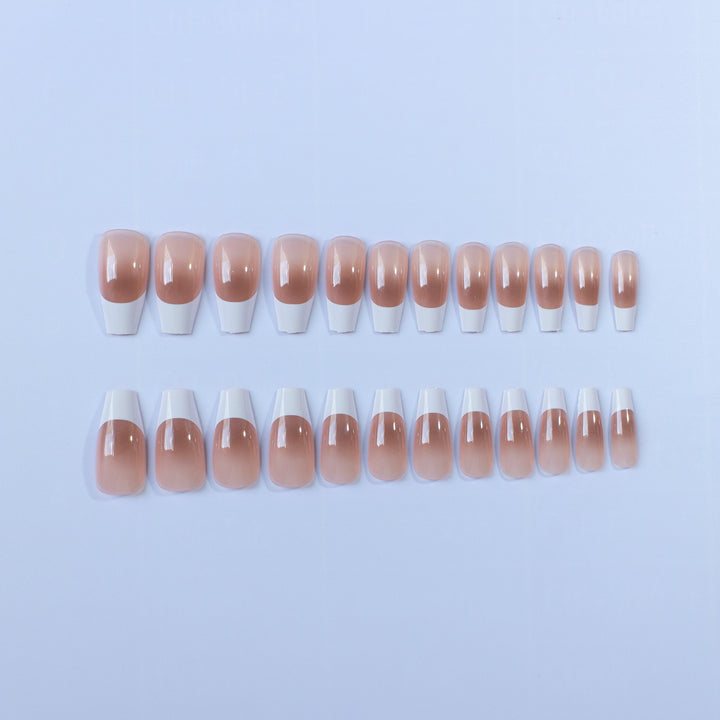 Elegant Gel French Tip Nail Art Kit