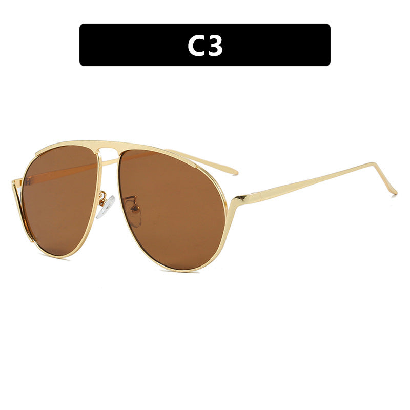 Ladies fashionable pilot sunglasses with polarized lenses and elegant metal frame Stornfield