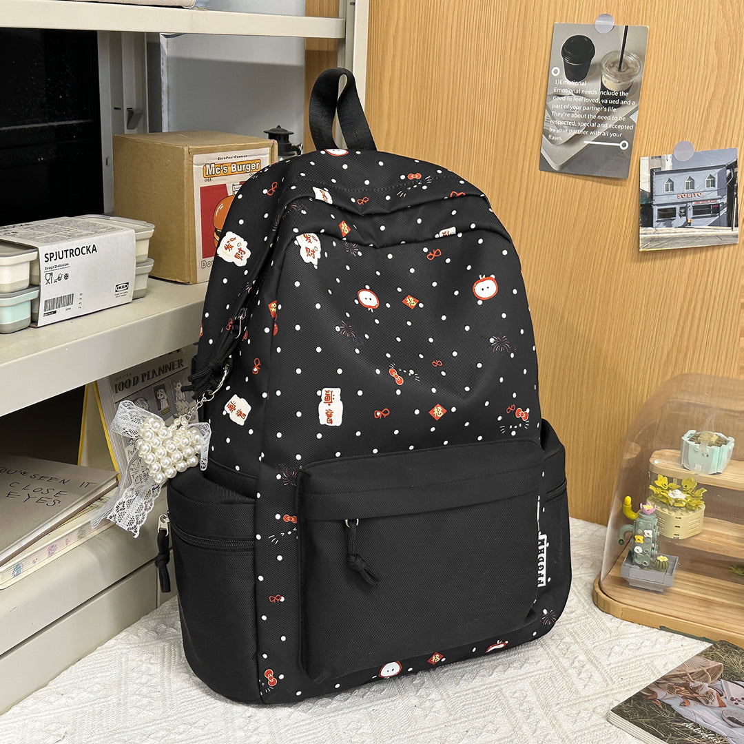 Playful Illustrated Cartoon Backpack Stornfield