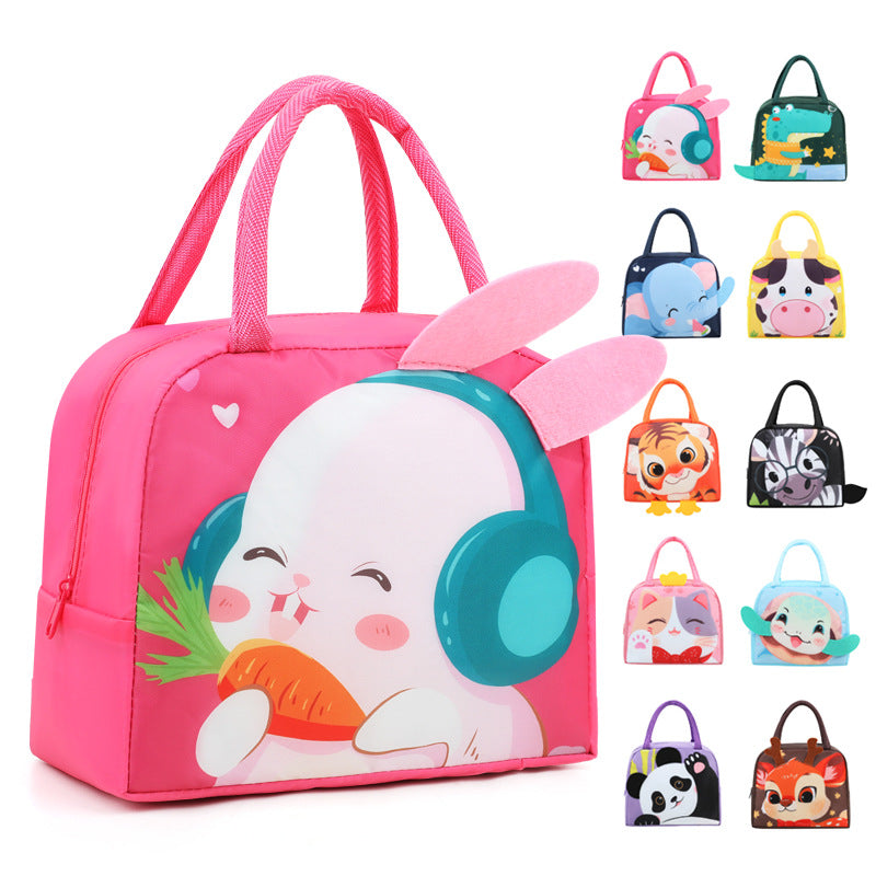 Fun Cartoon Bunny-Themed Insulated Lunch Bag Stornfield