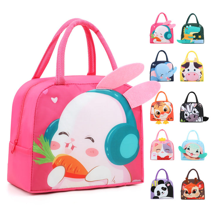 Fun Cartoon Bunny-Themed Insulated Lunch Bag Stornfield
