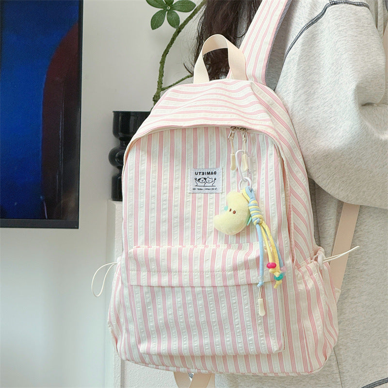Striped Casual Backpack Stornfield
