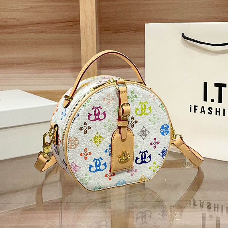 Fashionable Round Handbag