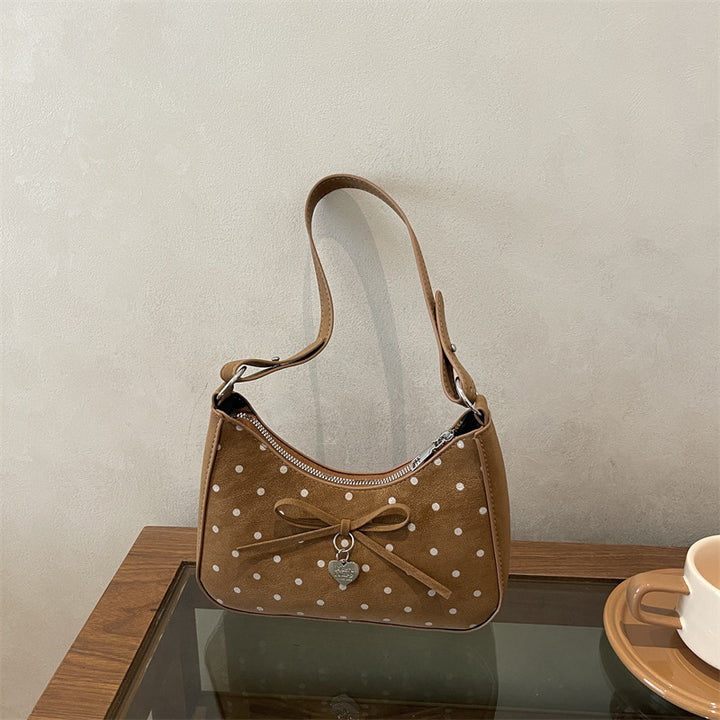 Charming Polka Dot Mini Shoulder Bag