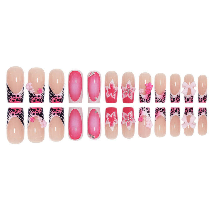Decorative Floral Nail Art Extensions Stornfield
