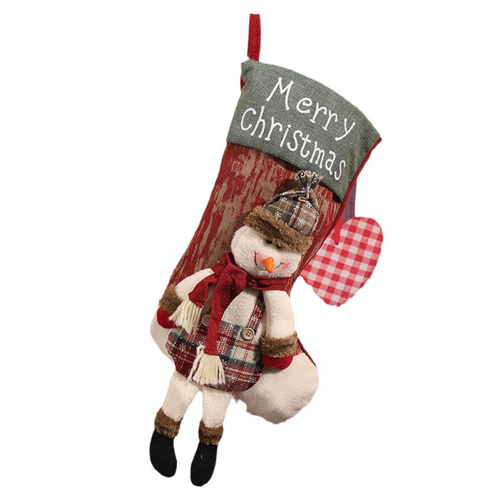 Decorative Christmas stocking in reindeer design Stornfield