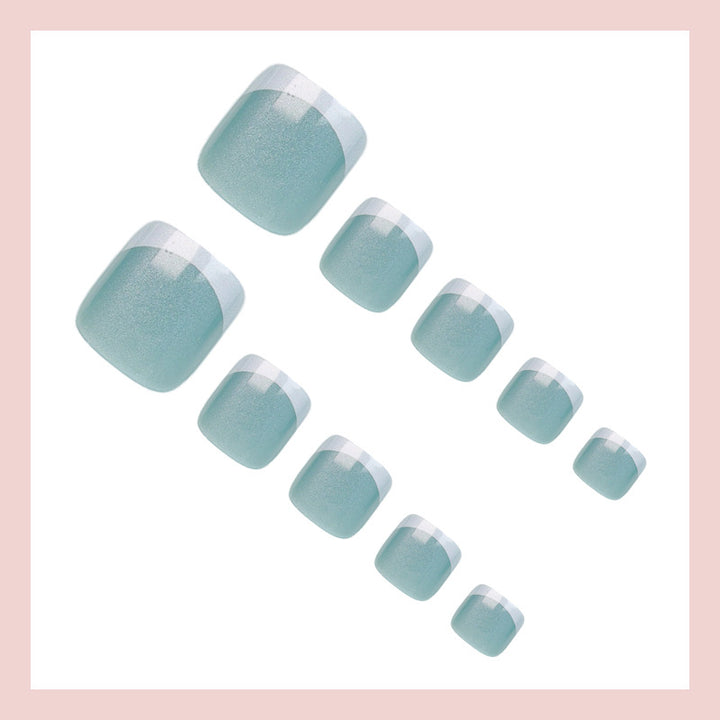Artificial nail set for elegant toenails Stornfield