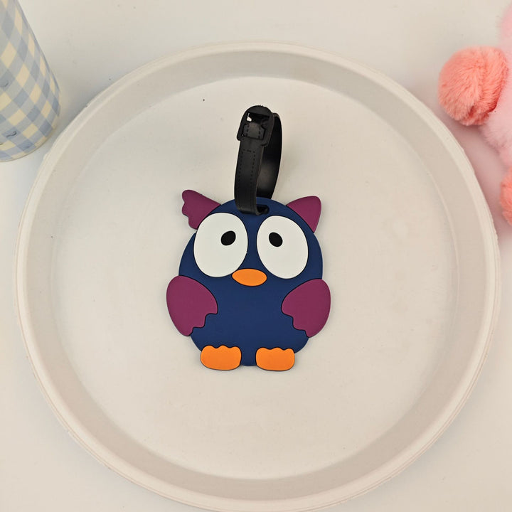 Unisex Playful Owl Luggage Tag Stornfield