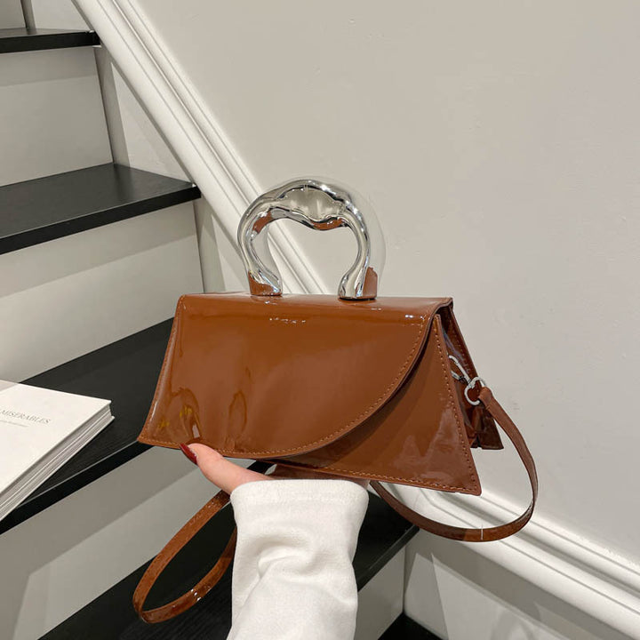 WoChic Patent Leather Handheld Purse Stornfield